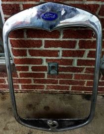 Vintage Ford Radiator Cover