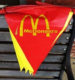 Vintage McDonald's Flag/Banner String