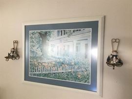 SIGNED PRINT "FOURTH OF JULY" BY DAVID COOLIDGE