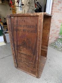 Victrola shipping container/box