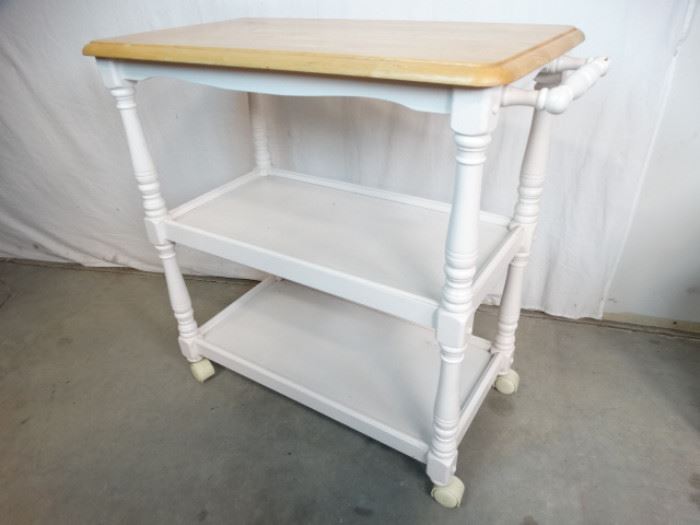 Country Style Serving Cart 