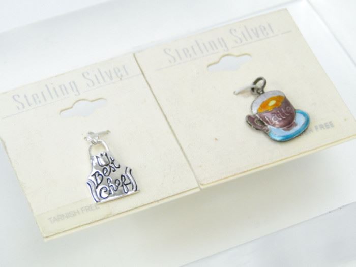 Pair of NEW 925 Silver Charms