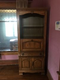 Solid oak book shelf