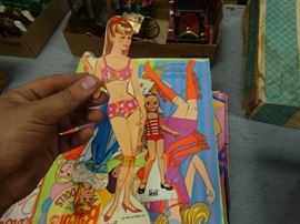 10 barbie doll cut out sets