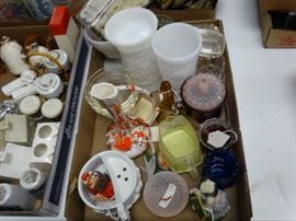 lot of glassware