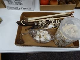 Lot of sea shells home decor