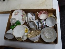 Lot of tea cups