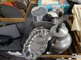 vintage aluminum kitchen ware