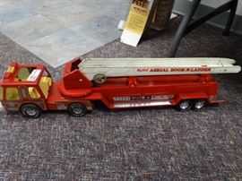 Vintage metal firetruck