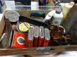 vintage metal tins