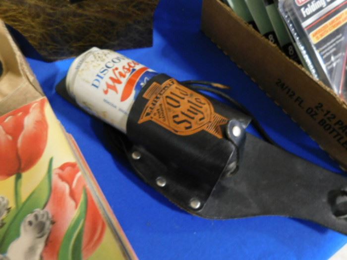 Old Style beer holster