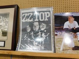 Vintage 1973 ZZ Top concert poster