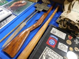 Hand Carved wooden rifle