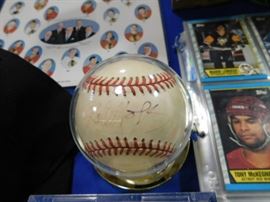Bob Hope signed ball