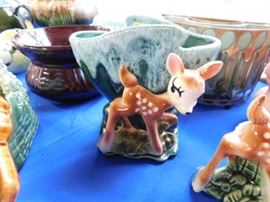 Vintage deer planter