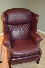 Barcalounger Leather Recliner (1) of 2