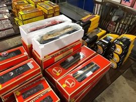 All boxedLionel Trains as well as Rail King, American Flyer and more are available to bid on right now on Live Auctioneer.