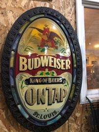 unique Budweiser dome mirror, 2 of these