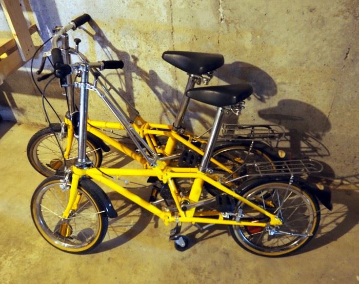 Dahon Folding 3-Speed Bicycles Qty. 2, 15" Wheels