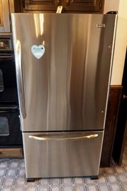 Kenmore Elite, Refrigerator With Freezer On Bottom Model #596.76253702, 68.5" x 32" x 30.5"