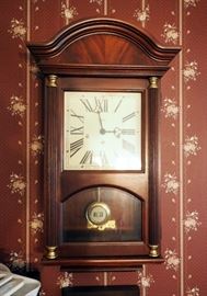 Howard Miller, Chime, Gear Driven Wall Clock, Includes Keys QTY 2, 29" x 17" x 8"