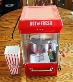 Nostalgia Electrics Kettle Popcorn Maker, Includes Manuel, Popcorn Cartons And Seasonings