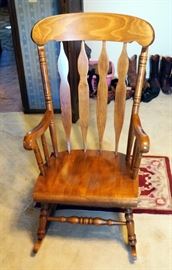 Solid Wood Rocking Chair, 43"