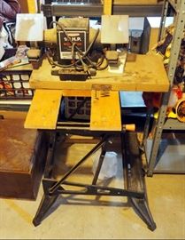 Paramount 1/2 HP Bench Grinder And Black And Decker Work Mate Folding Bench