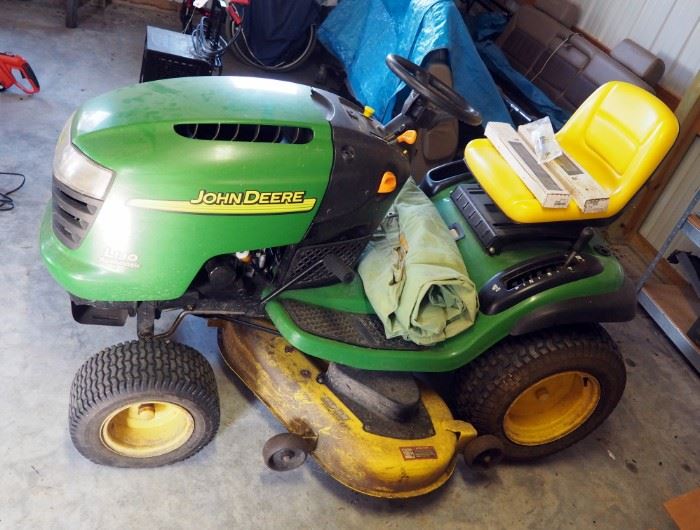 John Deere L130 Automatic Mower, 23 HP V-Twin, 48" Deck, Includes 2 Sets of New Blades