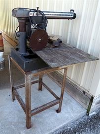 Sears Craftsman 10" Radial Arm Saw, Model # 123L With Steel Stand