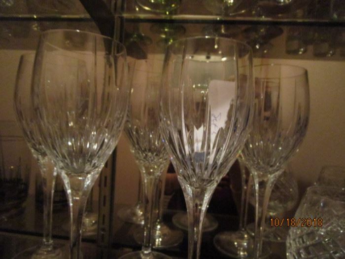 'Flame' Crystal Wine glasses