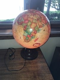 Lighted globe