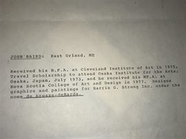 Info on deBarde artist (John Baird)