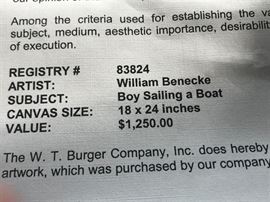 Information on artwork