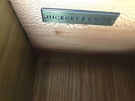 Label inside dresser drawer