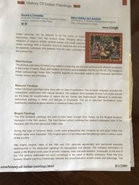 Info on Indian Paintings (From India, not Native American....)