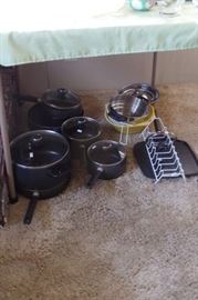 Pampered Chef pots and pans
