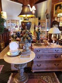 CHAPMAN SPANISH CHEST ... Lamps, Lamps and more Lamps!