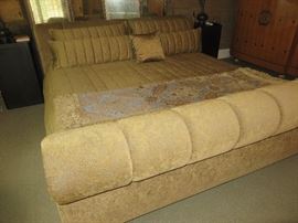 KING CUSTOM UPHOLSTERED BED