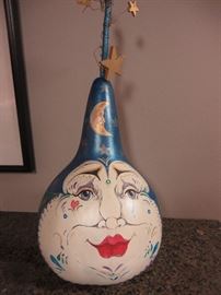 HAND-PAINTED GOURD
