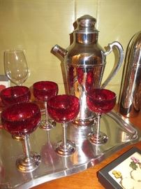 FARBER CROME RUBY WINE
(SET OF 5)
