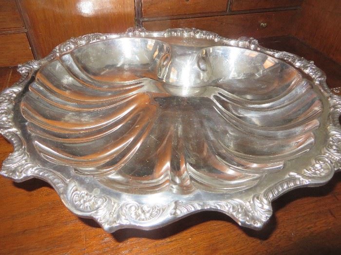SILVER PLATED SEA SHELL OLD ENGLISH
POOLE
