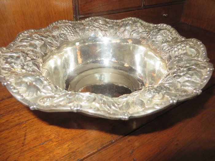 REPOUSSE STERLING BOWL
LORING ANDREWS CO.
