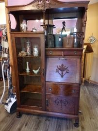 Beautiful antique side-by-side secretary
