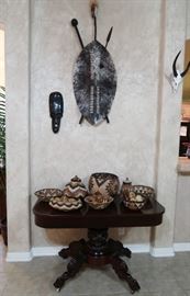 Zulu baskets and other African art