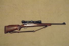 Winchester Model 70 Featherweight bolt action rifle, .243 Cal., Weaver K6-1 scope, 22" bbl                                                   Inv. # 54