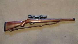 Ruger 10-22 semi-auto rifle, .22LR., Weaver K1.5-3X scope                                                                                                                        Inv. # 66