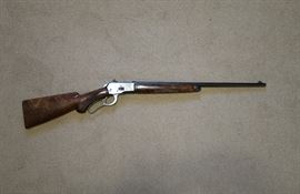 Browning lever action rifle, .32-20 Win. Cal., Lyman sight   Inv. # 75