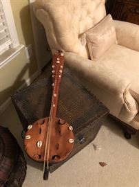 African leather lute