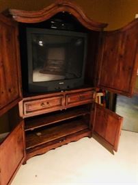 Large Lightly distressed Tv Cabinet or Storage Cabinet